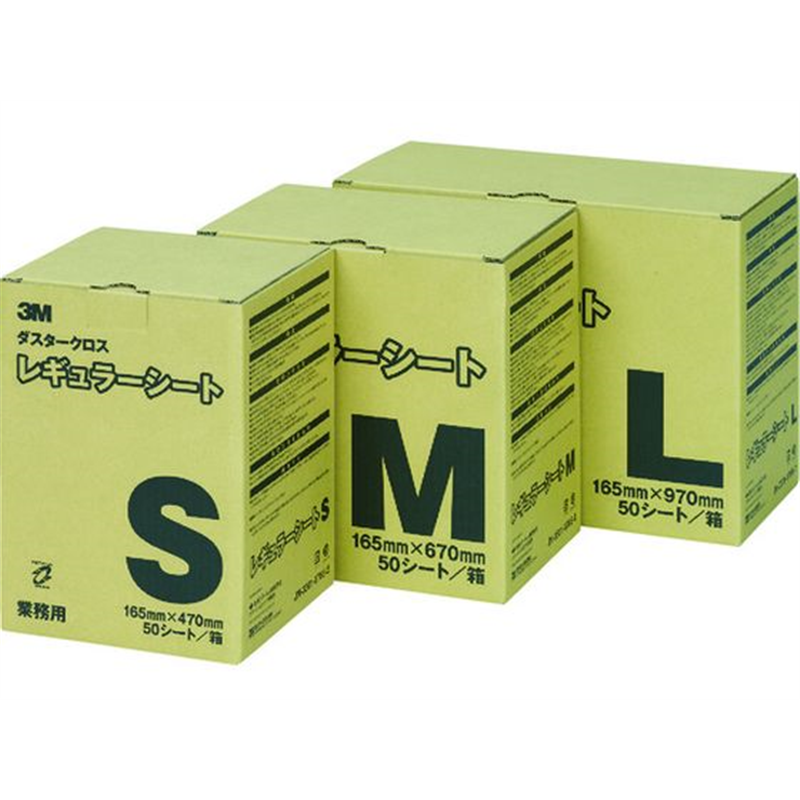 3M ダスタークロス レギュラー S 165X470mm 50枚入 D C REG S 1箱（ご注文単位1箱）【直送品】