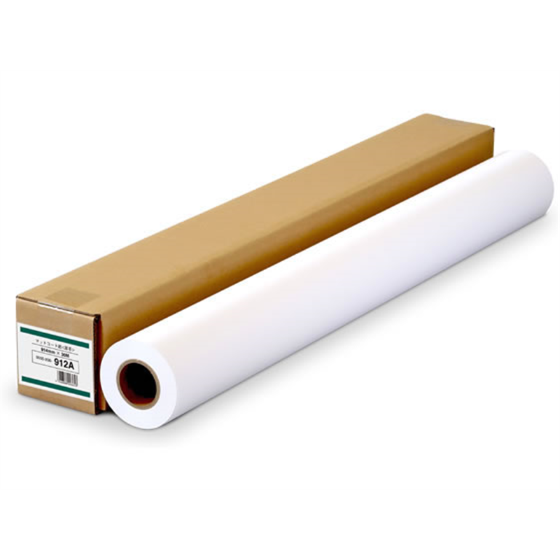 インクジェット用プロッター用紙 マットコート紙 厚手 914mm×30m 1本(ご注文単位1本)【直送品】