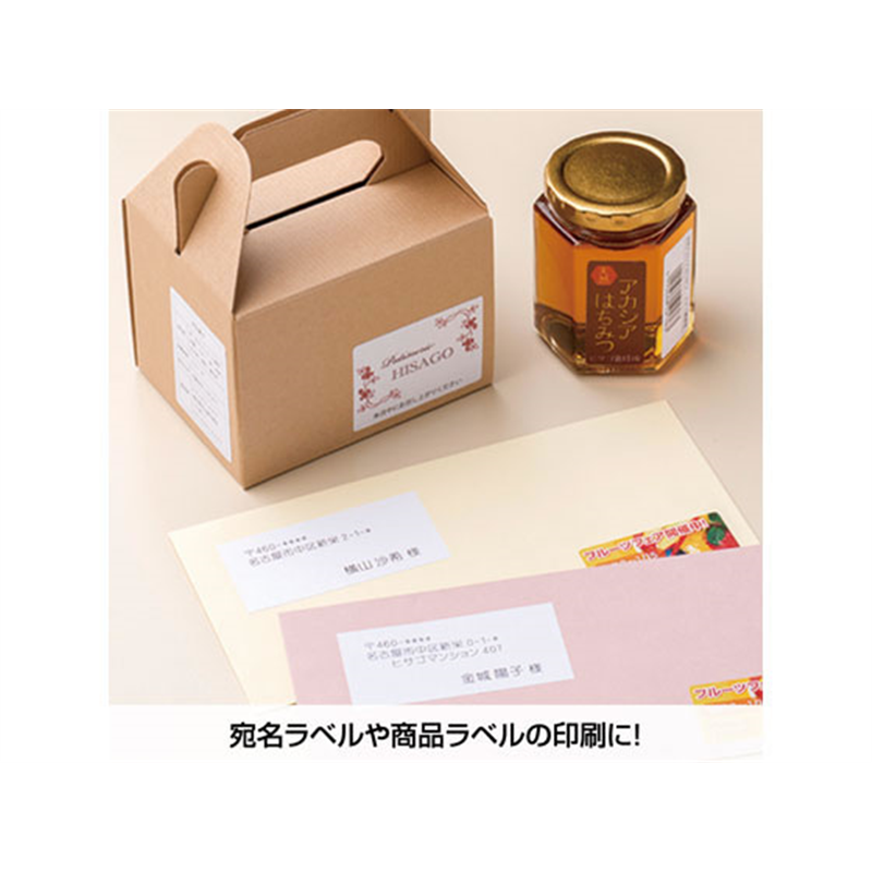 ヒサゴ エコノミーラベル A4 2面 30枚 ELM002S 1冊(ご注文単位1冊)【直送品】