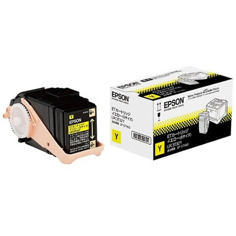 エプソン ETカートリッジ イエロー Sサイズ LPC3T32Y 1個（ご注文単位1個）【直送品】