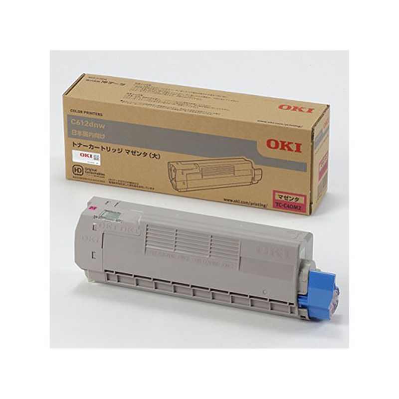 OKI トナーカートリッジ 大 マゼンタ TC-C4DM2 1本（ご注文単位1本）【直送品】
