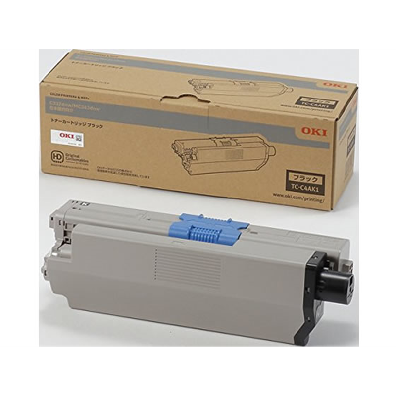 OKI トナーカートリッジ ブラック TC-C4AK1 1個（ご注文単位1個）【直送品】