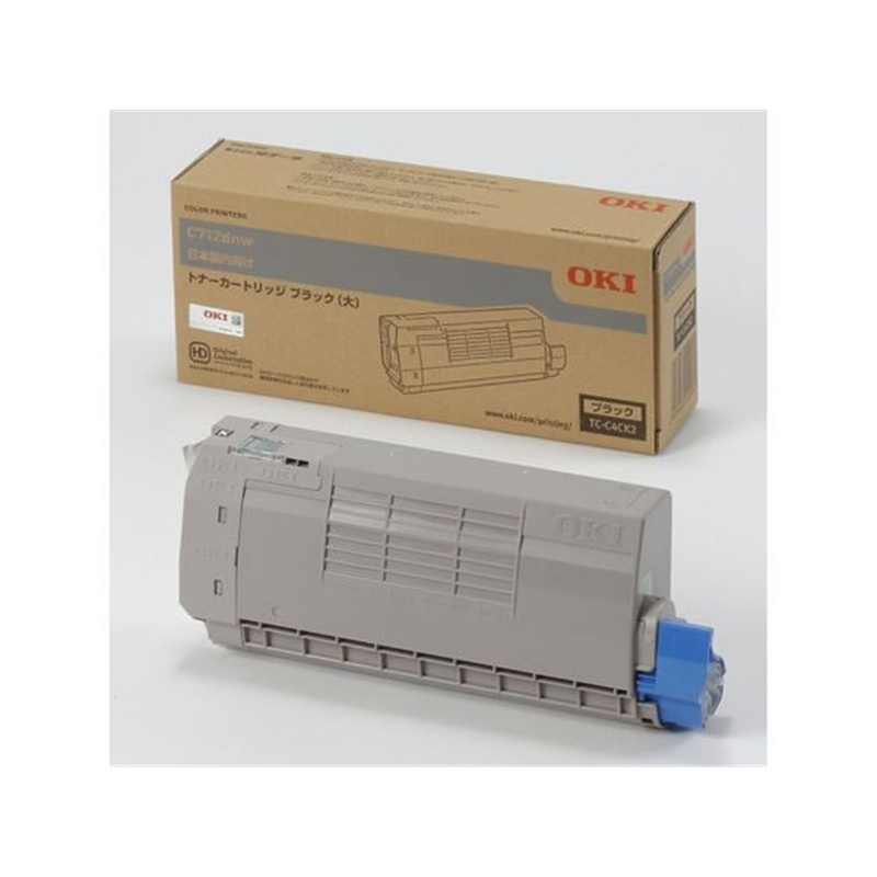 OKI TC-C4CK2 トナー ブラック 1個（ご注文単位1個）【直送品】
