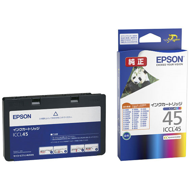 EPSON 4色一体型インクカートリッジ ICCL45 1個（ご注文単位1個）【直送品】