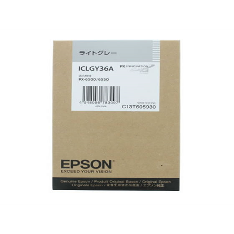 エプソン ICLGY36A ライトグレー 1個（ご注文単位1個）【直送品】