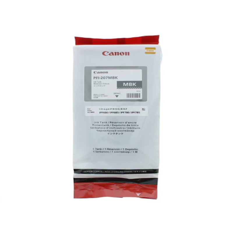 キヤノン インクタンク 顔料マットブラック PFI-207MBK 8788B001 1個（ご注文単位1個）【直送品】