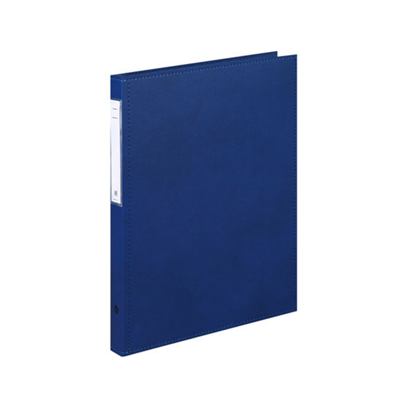 リヒトラブ カルテブック スタンダード A4タテ 2穴 背幅28mm ブルー 1冊(ご注文単位1冊)【直送品】