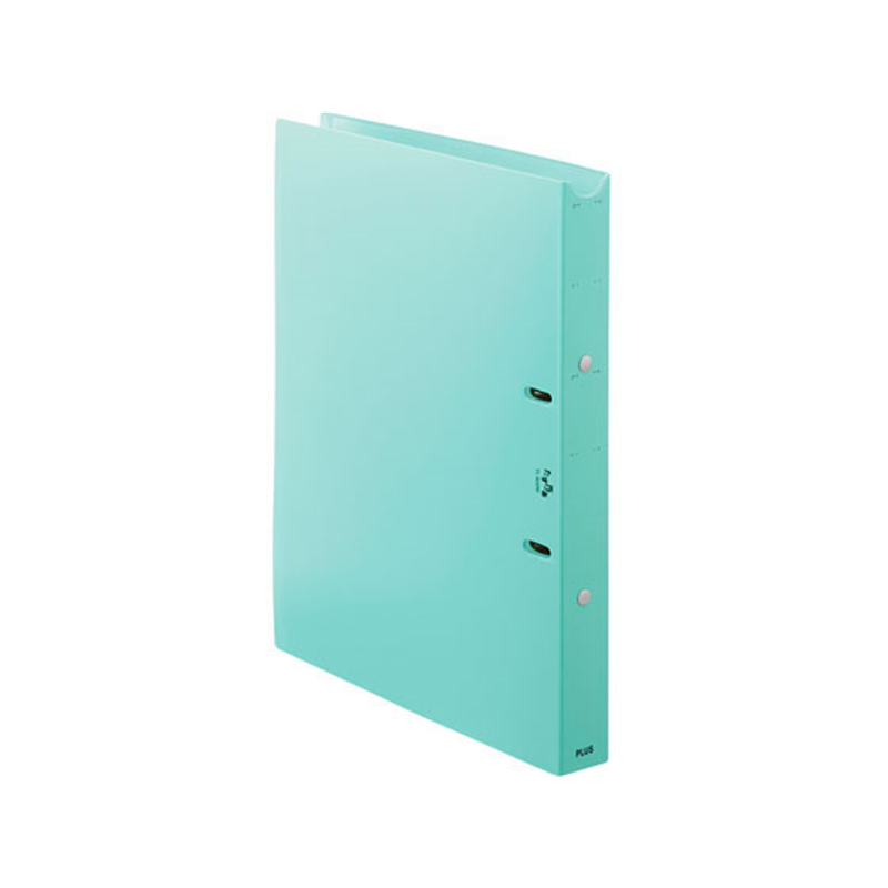 プラス たすけあ 利用者カルテリングファイル A4タテ 背幅33mm ブルー 1冊（ご注文単位1冊）【直送品】