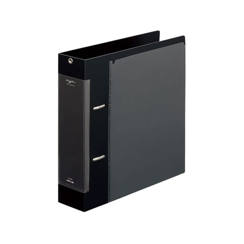 リヒトラブ myfa コレクションファイル A5 ワイド ジェットブラック F3311-24 1冊（ご注文単位1冊）【直送品】