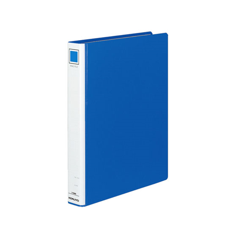 コクヨ リングファイル PP表紙 A4縦 4穴 青 4冊 フ-434NB 1束（ご注文単位1束）【直送品】