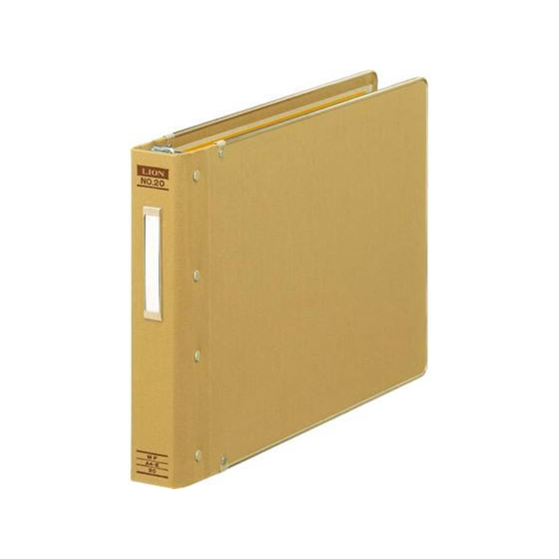 ライオン バインダーMP式 A4判ヨコ型20穴 とじ厚20mm 総布貼 1冊（ご注文単位1冊）【直送品】