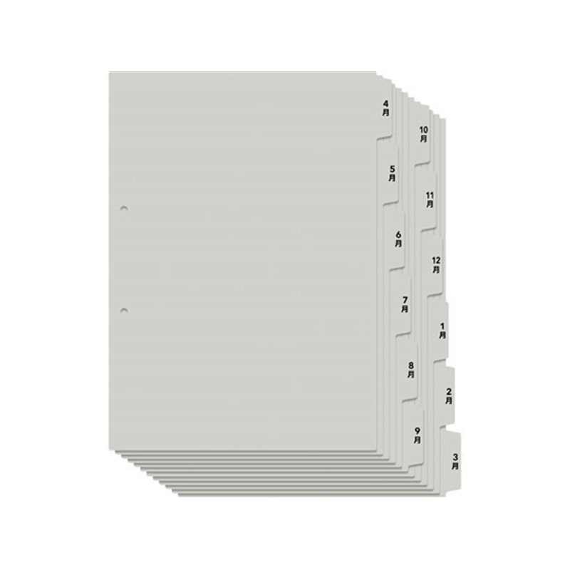 プラス たすけあ 4～3月インデックス 6山×2 98-080 FL-809IS 1組（ご注文単位1組）【直送品】