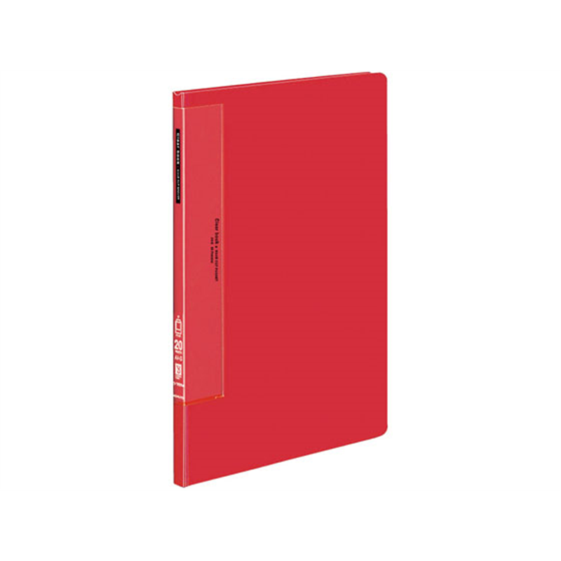 コクヨ クリヤーブック ウェーブカット A4縦20枚P 赤 10冊 ラ-T560R 1束（ご注文単位1束）【直送品】