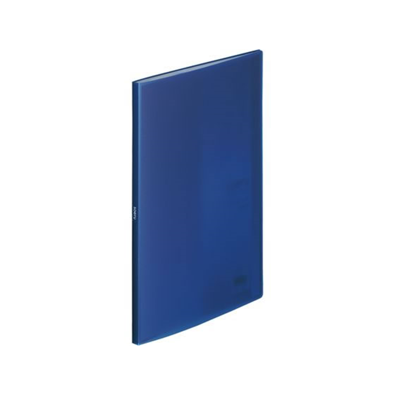 リヒトラブ SOERU クリヤーブック A4 20ポケット インディゴブルー N8101 1冊（ご注文単位1冊）【直送品】