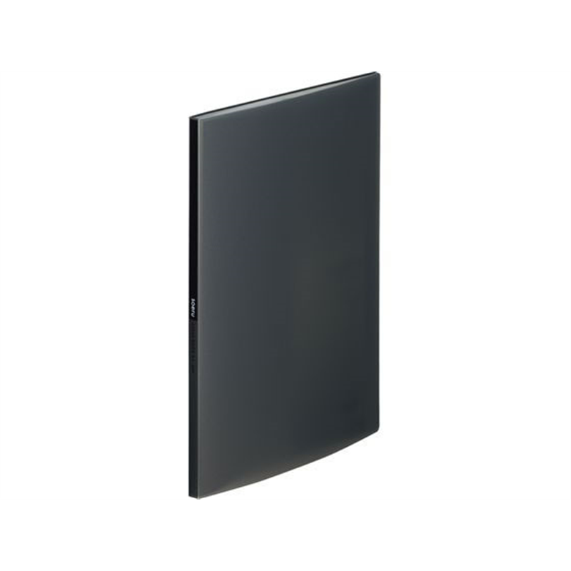 リヒトラブ SOERU クリヤーブック A4 20ポケット スモークブラック N8101 1冊（ご注文単位1冊）【直送品】