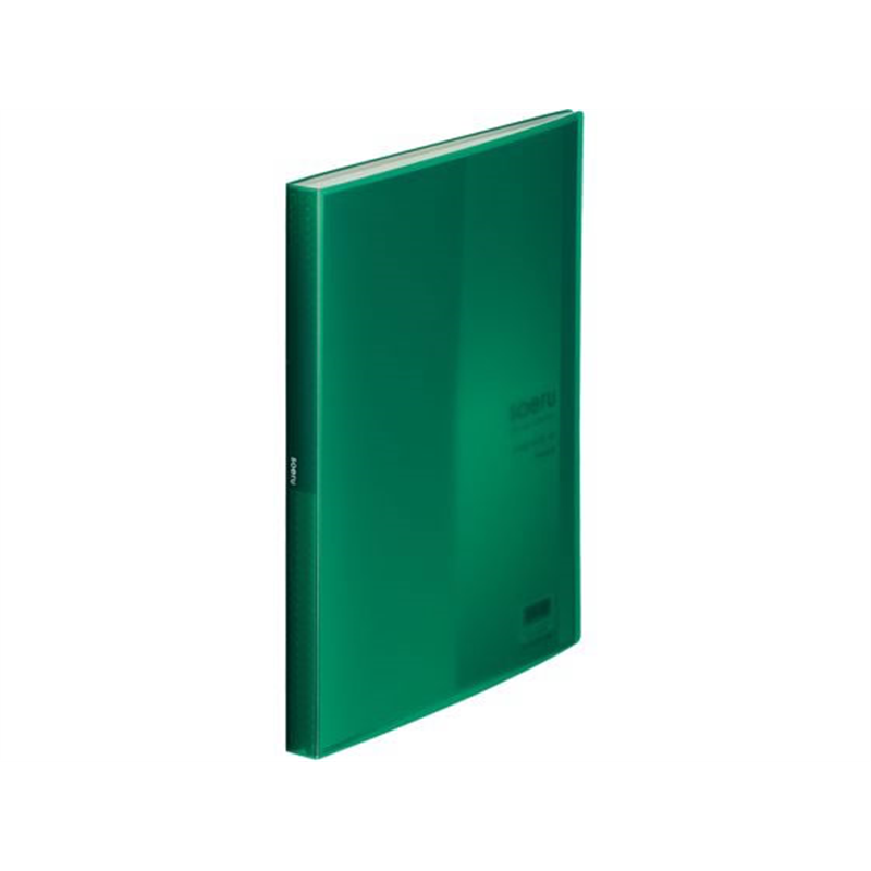 リヒトラブ SOERU クリヤーブック A4 40ポケット フォレストグリーン N8102 1冊（ご注文単位1冊）【直送品】