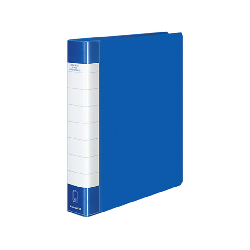 コクヨ クリアファイル タフボディ替紙式 A4 48mm幅 青 4冊 1束(ご注文単位1束)【直送品】