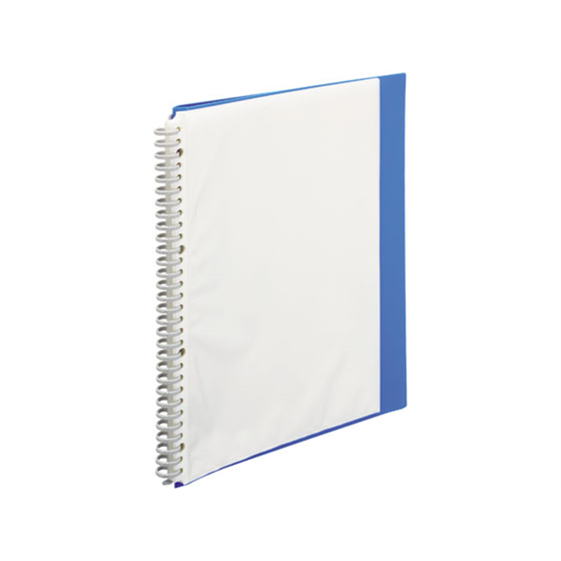 リヒトラブ AQUA DROPs クリヤーブック(ポケット交換) A4 幅25mm 白 1冊（ご注文単位1冊）【直送品】