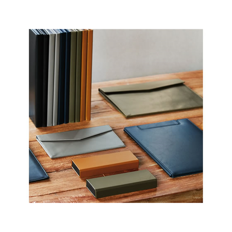 キングジム レザフェスU クリップボード(カバー付) ネイビー 1932LU-NV 1枚(ご注文単位1枚)【直送品】