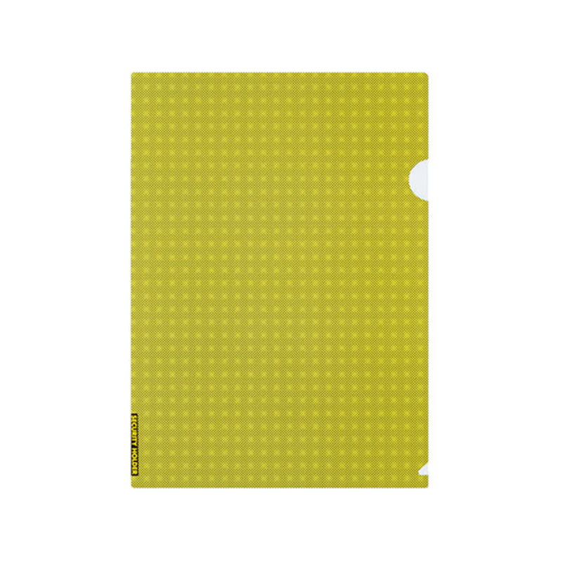 コクヨ クリヤーホルダー セキュリティービュー A4 黄 5冊 フ-SS750Y 1束（ご注文単位1束）【直送品】