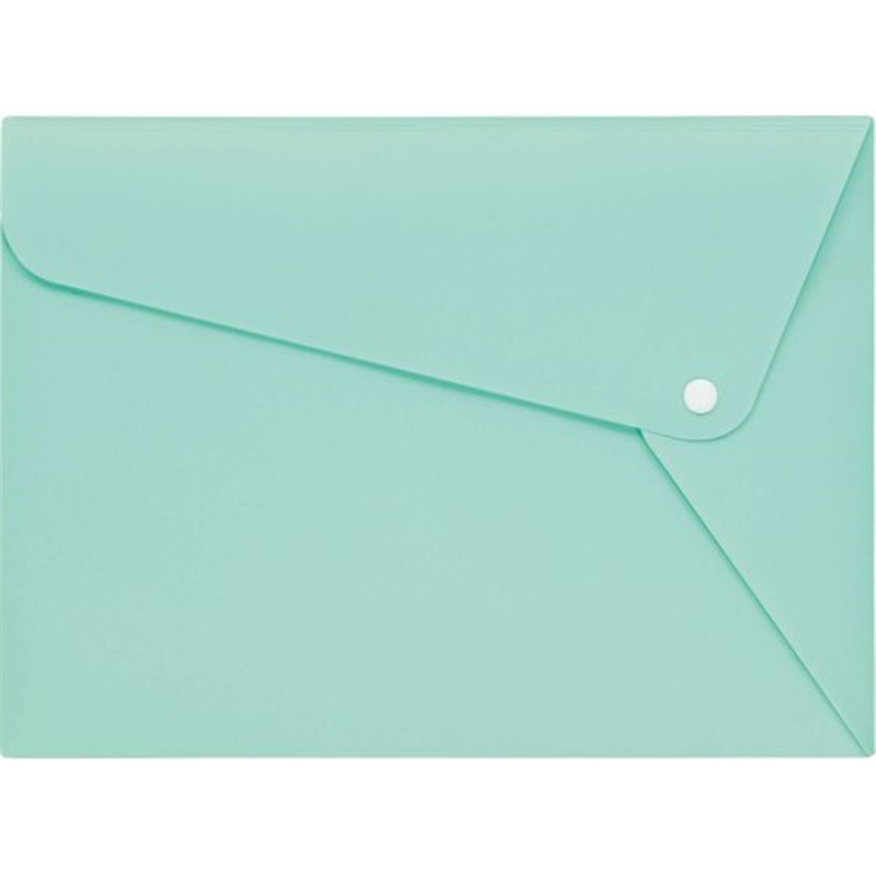 ライオン事務器 PPカラーホルダー (ペルト) A4 ミントグリーン CF-62P 1冊（ご注文単位1冊）【直送品】