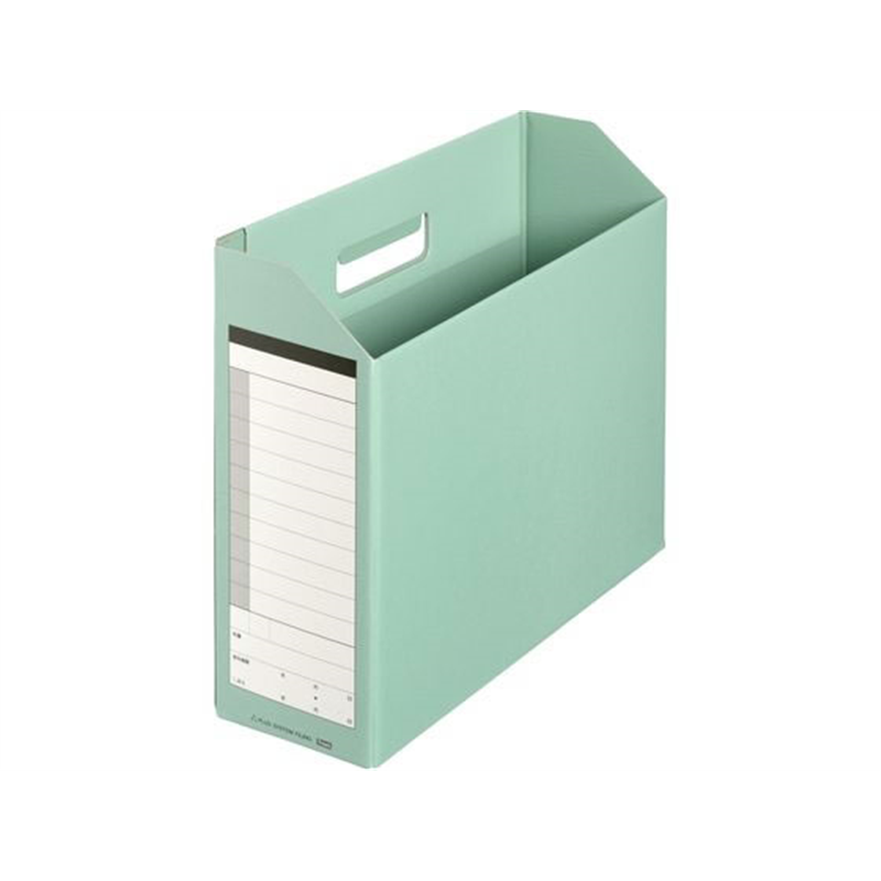 プラス ボックスファイル A4 ダンボックス 背幅100mmグリーン 87-530 1冊（ご注文単位1冊）【直送品】