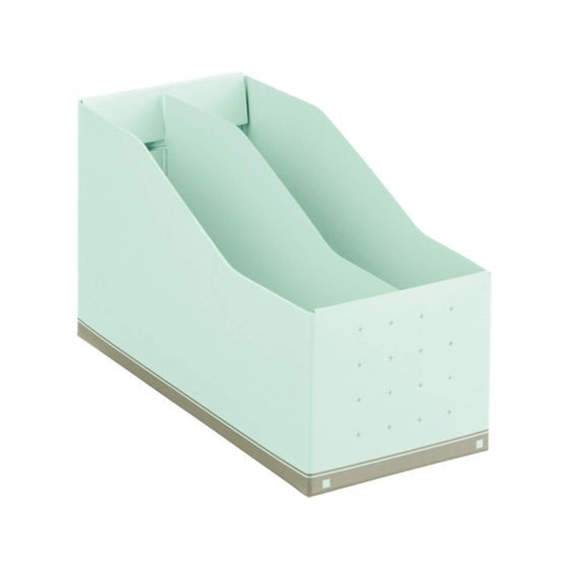 ライオン事務器 ボックスファイル A5判横型 水 BF-877 117-33 1個（ご注文単位1個）【直送品】