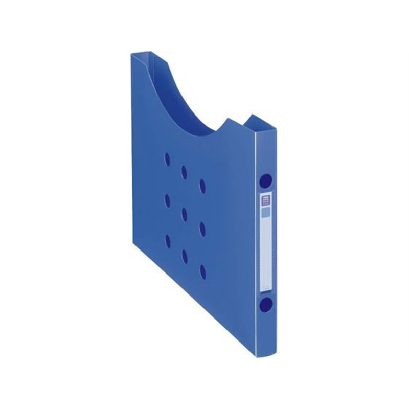 ライオン ボックスファイル[Noile] A4判横型スリム ブルー 1個（ご注文単位1個）【直送品】