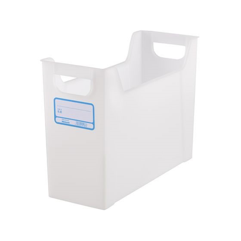 ナカバヤシ 置き勉ファイルボックスA4 ホワイト FBS-E04W 1個（ご注文単位1個）【直送品】