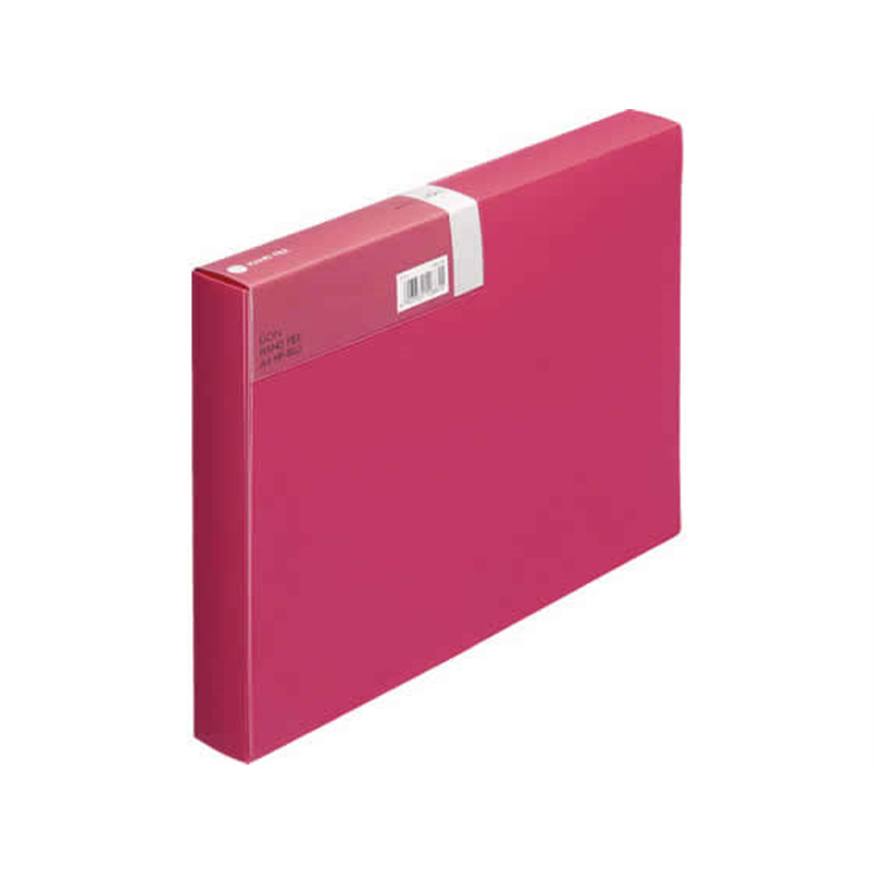 ライオン事務器 ハンドファイル A4 ワイン HF-863 128-85 1冊（ご注文単位1冊）【直送品】