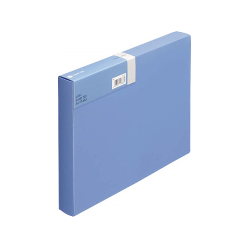 ライオン事務器 ハンドファイル A4 青 HF-863 128-86 1冊（ご注文単位1冊）【直送品】