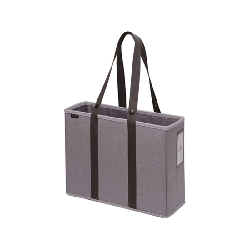 ソニック キャビネットバッグA4ファイル対応〈ユートリム〉グレー UT2035GL 1個（ご注文単位1個）【直送品】