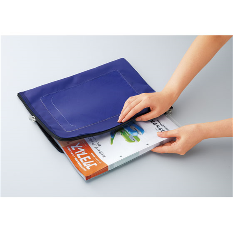 コクヨ 事務用連絡ケース シャトルバッグ A4 青 10個 クケ-M2914B 1束（ご注文単位1束）【直送品】