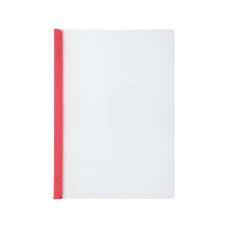 リヒトラブ リクエスト スライドバーファイル A4タテ 50枚収容 赤 10冊 1パック(ご注文単位1パック)【直送品】