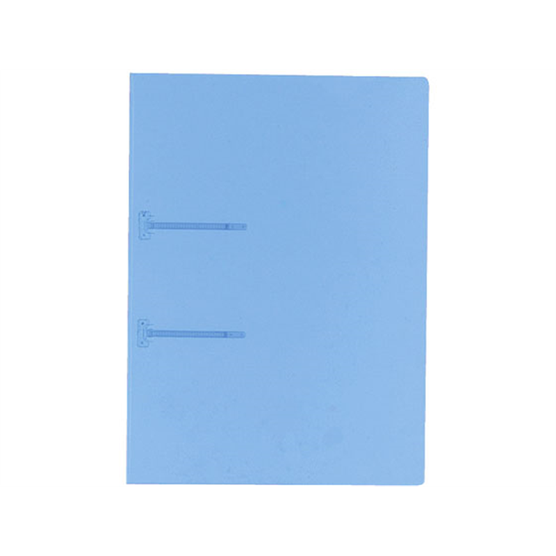 コクヨ ファスナーファイル クリヤーカラー 2穴 A4 青 20冊 フ-P170B 1束（ご注文単位1束）【直送品】