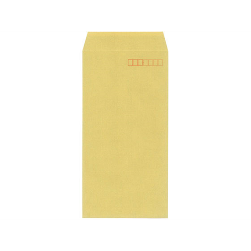 今村紙工 地紋入クラフト封筒 長3 100枚 テープ付×30パック 1セット（ご注文単位1セット）【直送品】