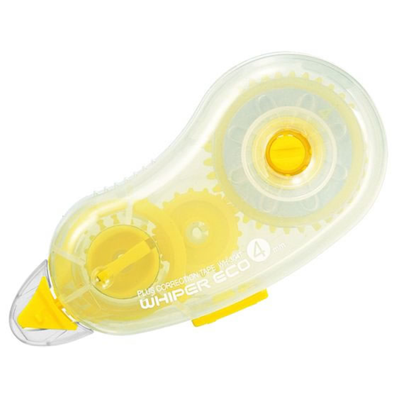 プラス 修正テープ ホワイパーエコ 本体 4mm WH-304T 42-278 1個（ご注文単位1個）【直送品】