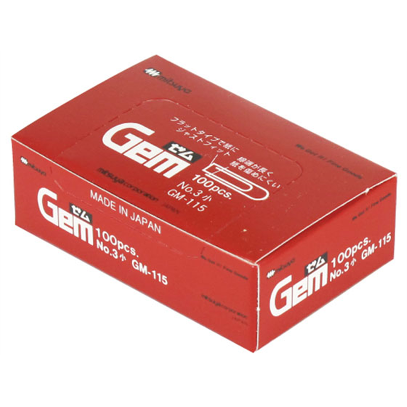 ミツヤ ゼムクリップ 小 100本×20 GM-115 1箱（ご注文単位1箱）【直送品】