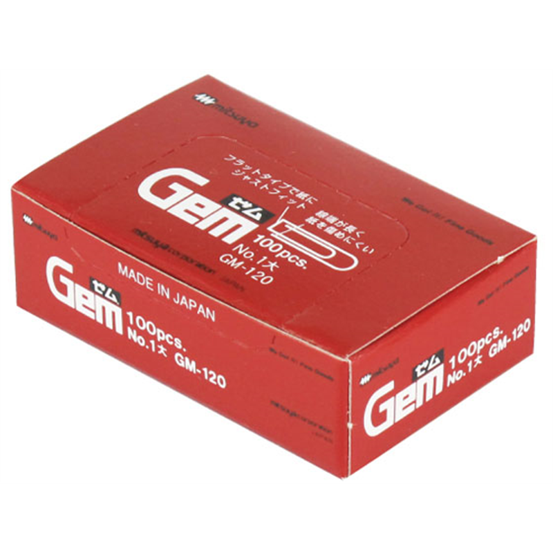 ミツヤ ゼムクリップ 大 100本×20 GM-120 1箱（ご注文単位1箱）【直送品】