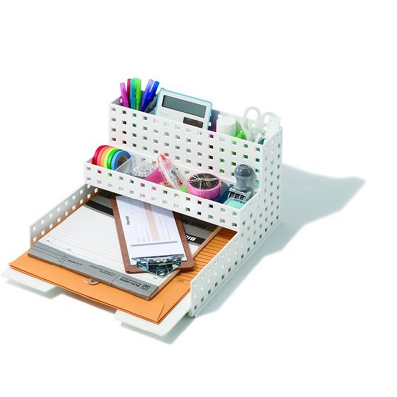 ライクイット COBACO マルチファイルトレー ホワイト 1個（ご注文単位1個）【直送品】