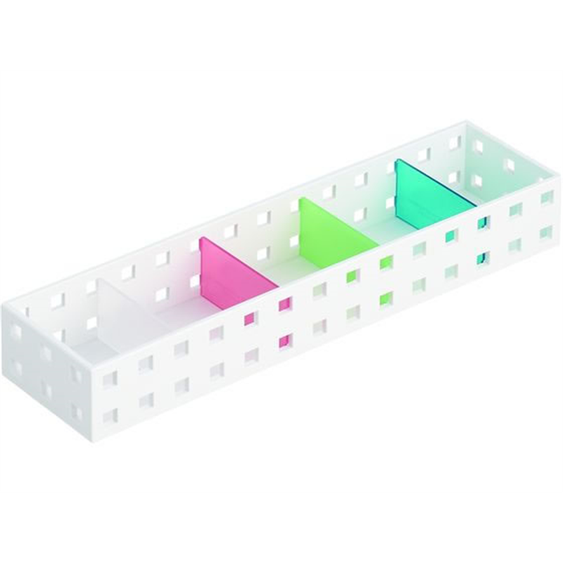 ライクイット COBACO スリムケース(L) ホワイト ミックス 1個（ご注文単位1個）【直送品】