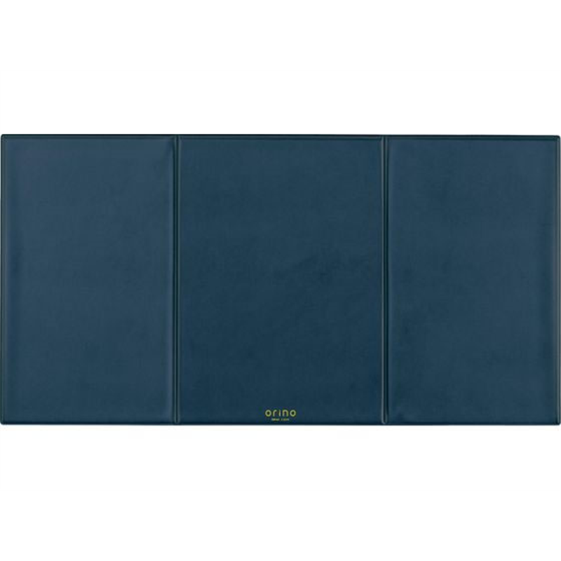 ライオン事務器 デスクマット(オリノ) 573×297 ブルーOM-A4 25601 1枚（ご注文単位1枚）【直送品】