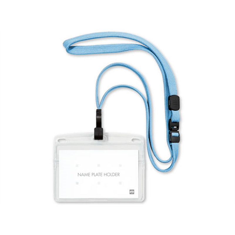 オープン工業 吊り下げ名札 フック式ソフトヨコ名刺ミントブルー10枚 1パック(ご注文単位1パック)【直送品】