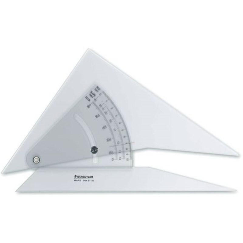 ステッドラー マルス 勾配三角定規 25cm 964 51-10 1組（ご注文単位1組）【直送品】