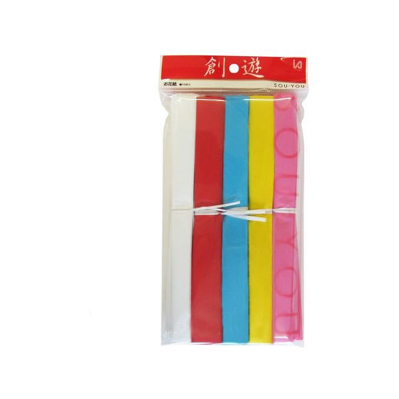 今村紙工 おはながみ 折加工品 5色込 10本 OH-406 1パック（ご注文単位1パック）【直送品】