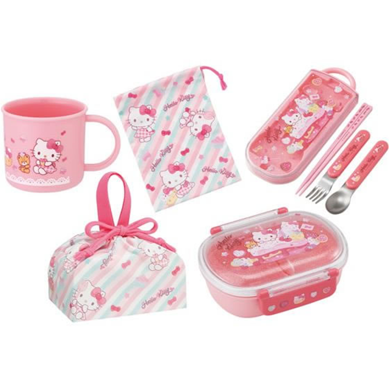 スケーター ランチ5点セット キティファンシー 974461 1セット（ご注文単位1セット）【直送品】