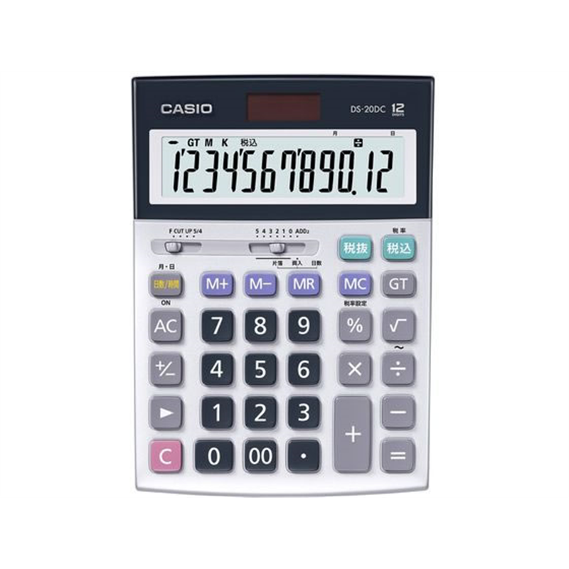 カシオ 本格実務電卓デスクタイプ 日数&時間計算 12桁 1台（ご注文単位1台）【直送品】