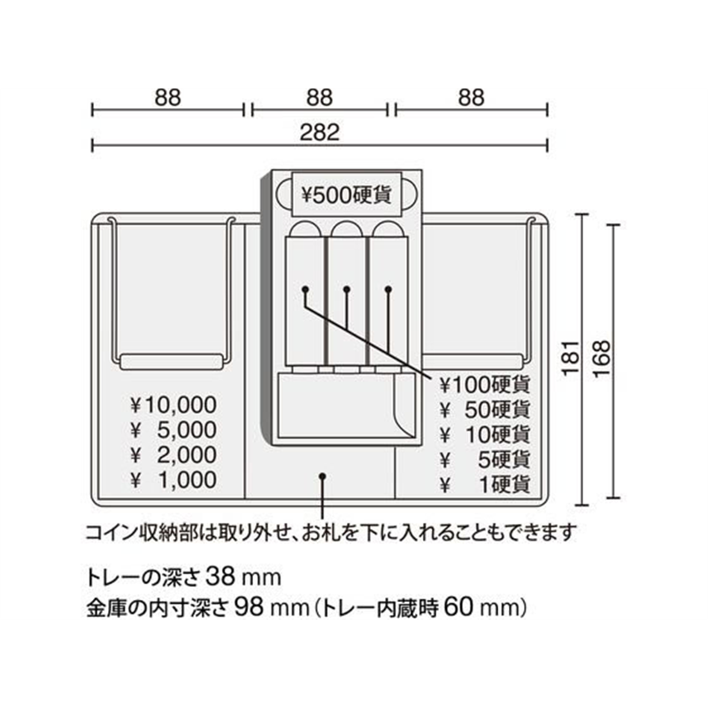 プラス 手提金庫 電子ロック B5 グレー 13111 CB-030HL 1個（ご注文単位1個）【直送品】