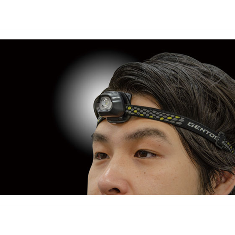 ジェントス LEDヘッドライト 2WAY仕様 ブラック HC-24BK 1個（ご注文単位1個）【直送品】