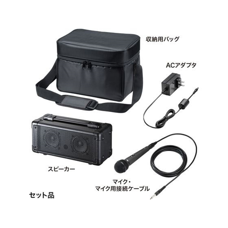 サンワサプライ マイク付き拡声器スピーカー MM-SPAMPN 1台(ご注文単位1台)【直送品】